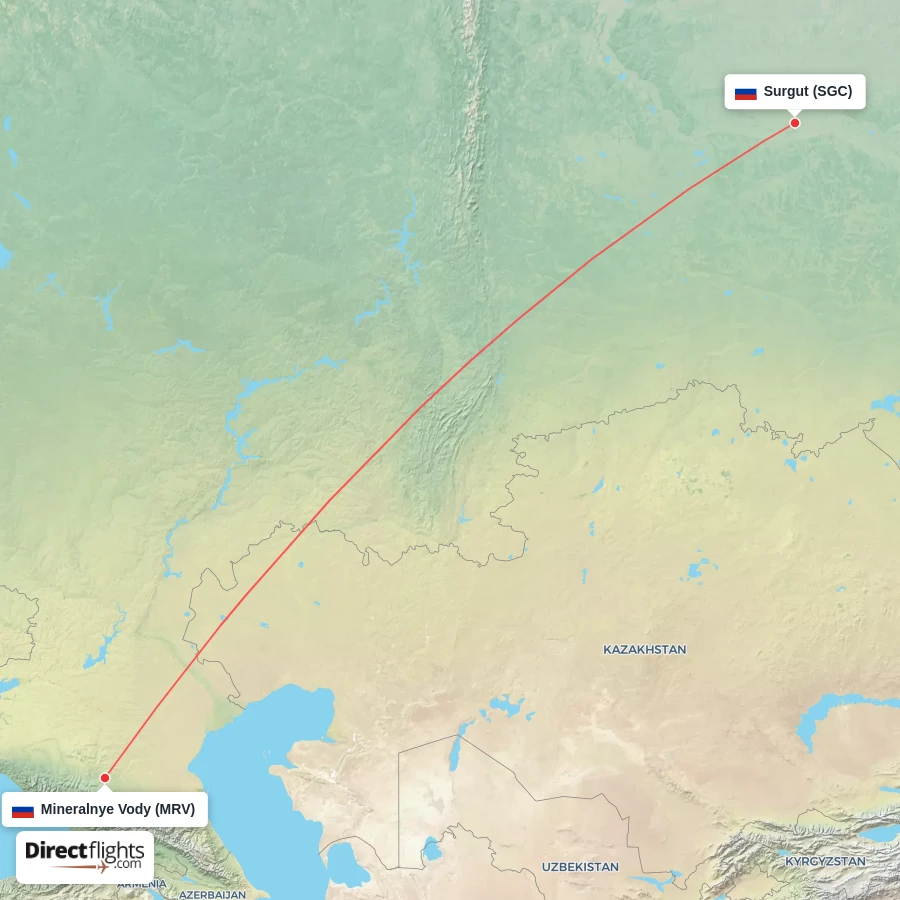 SGC - MRV route map