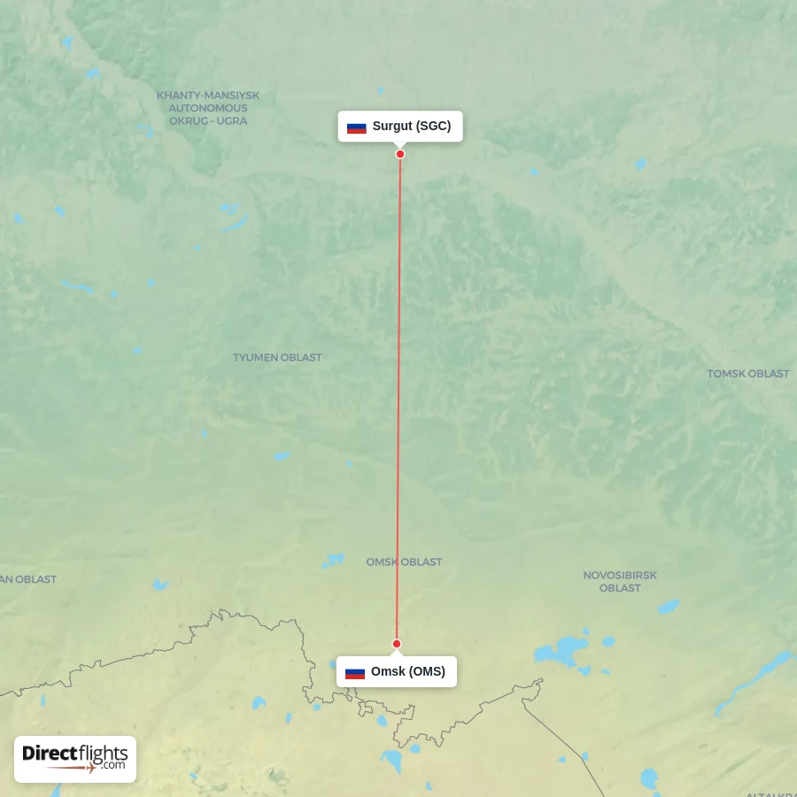 SGC - OMS route map