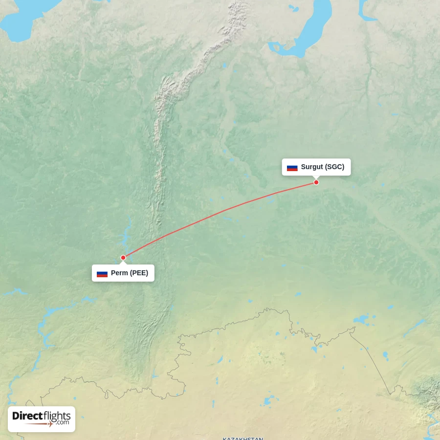 SGC - PEE route map