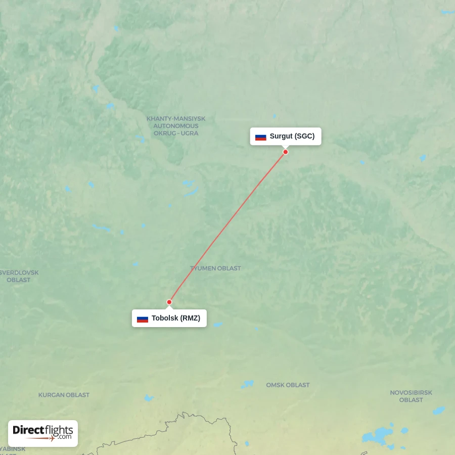 SGC - RMZ route map