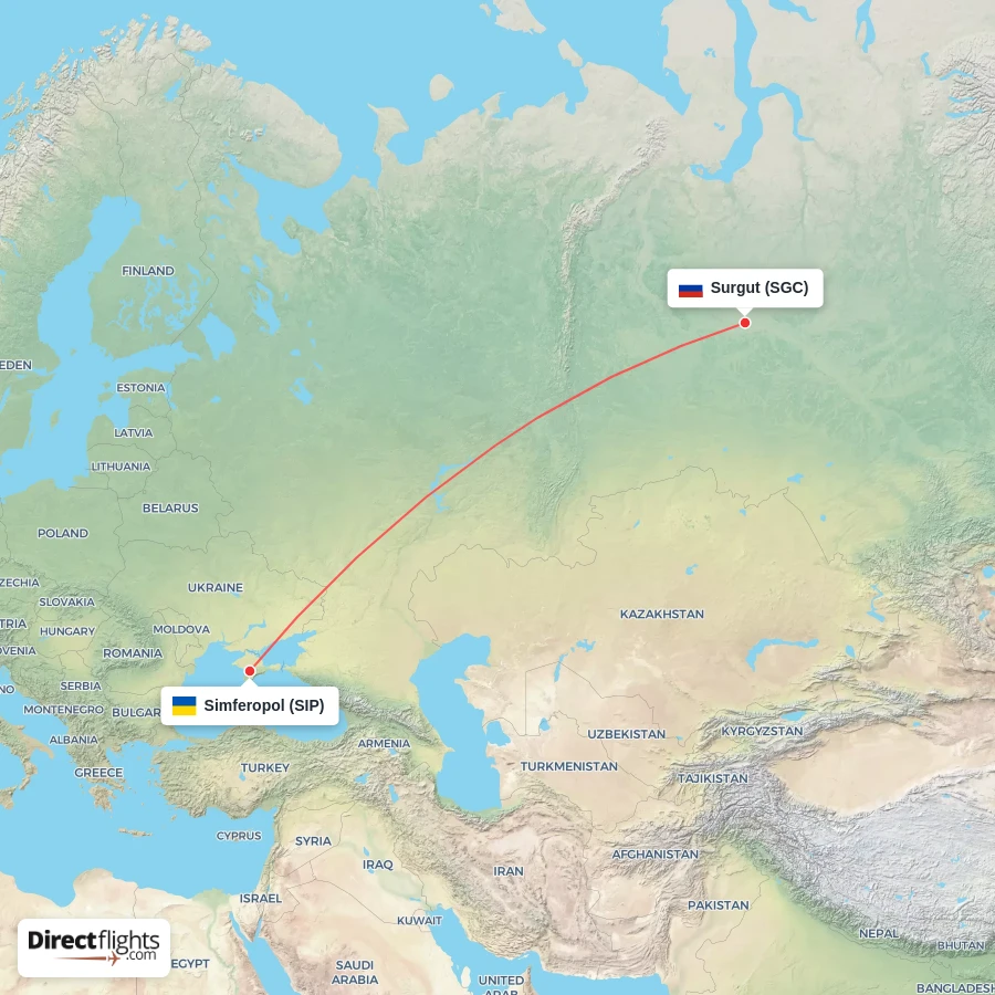 SGC - SIP route map