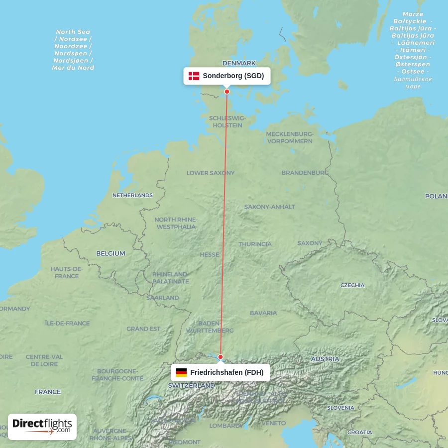 SGD - FDH route map