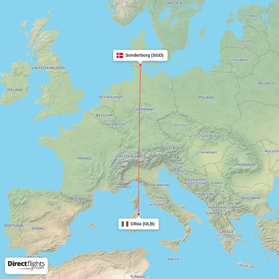 SGD - OLB route map