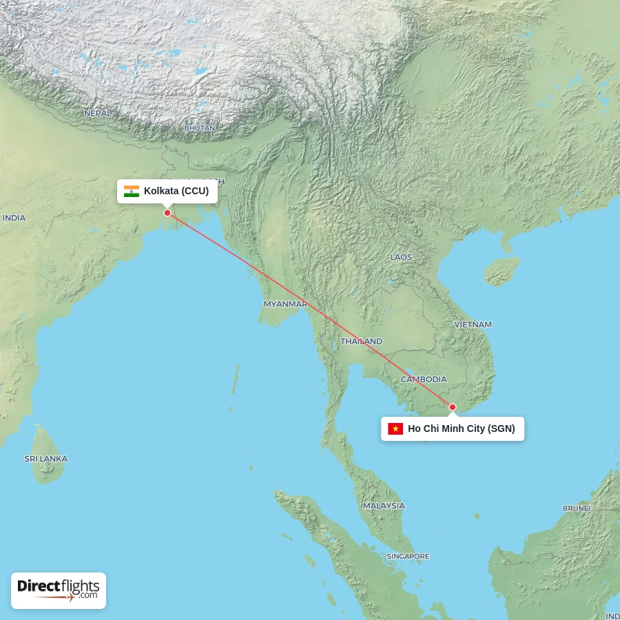 SGN - CCU route map