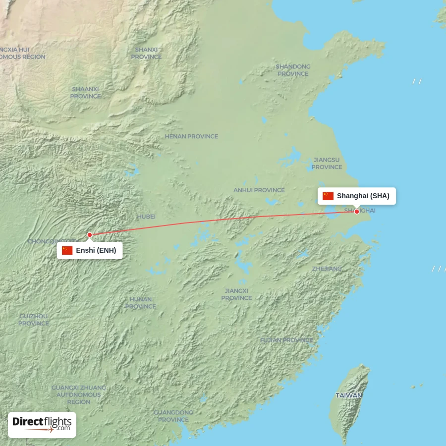 SHA - ENH route map