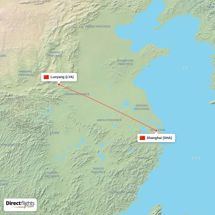 SHA - LYA route map