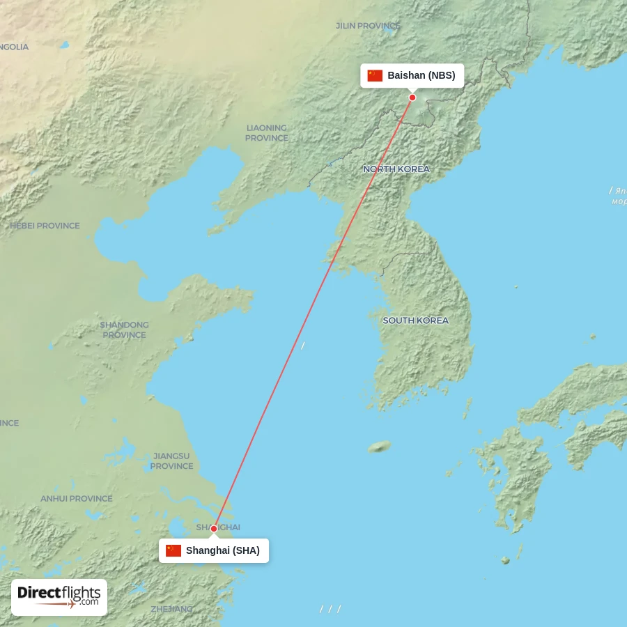 SHA - NBS route map