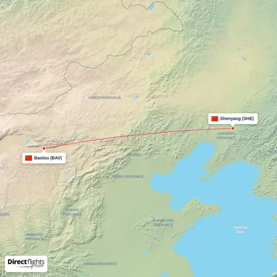SHE - BAV route map