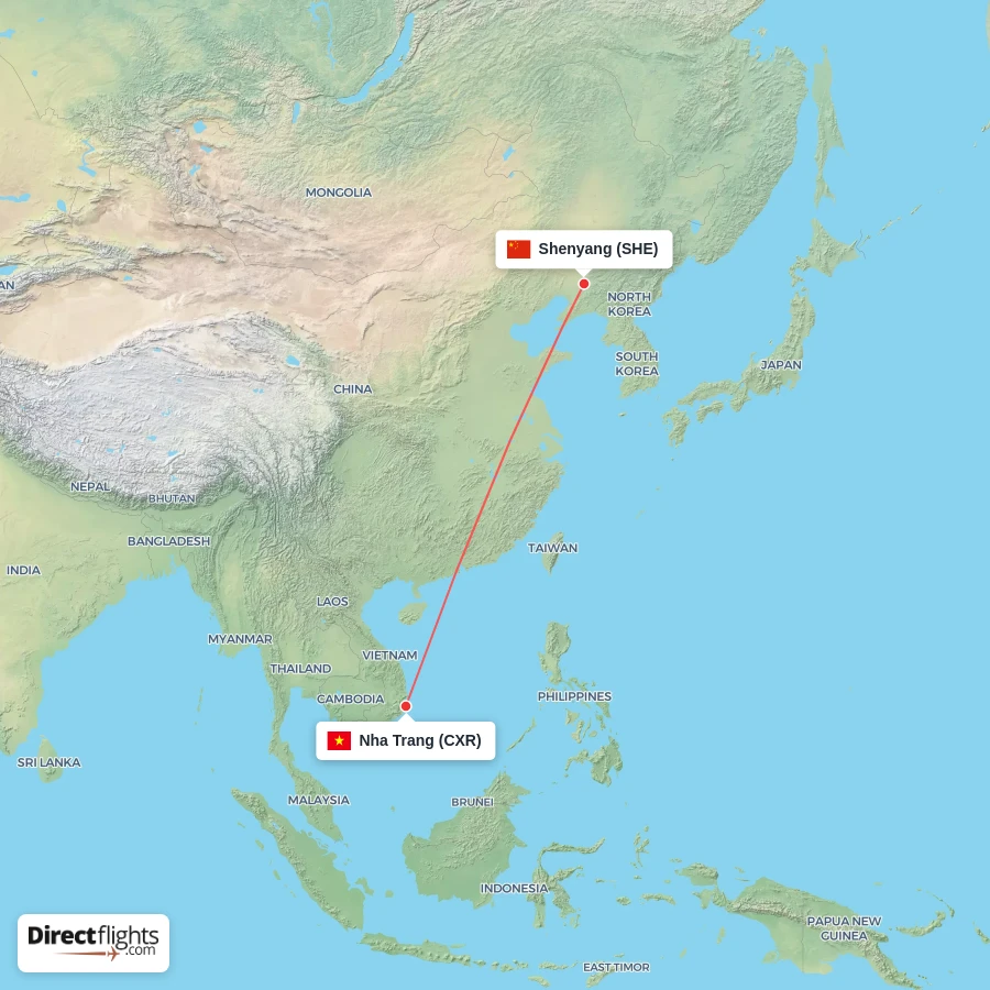 SHE - CXR route map