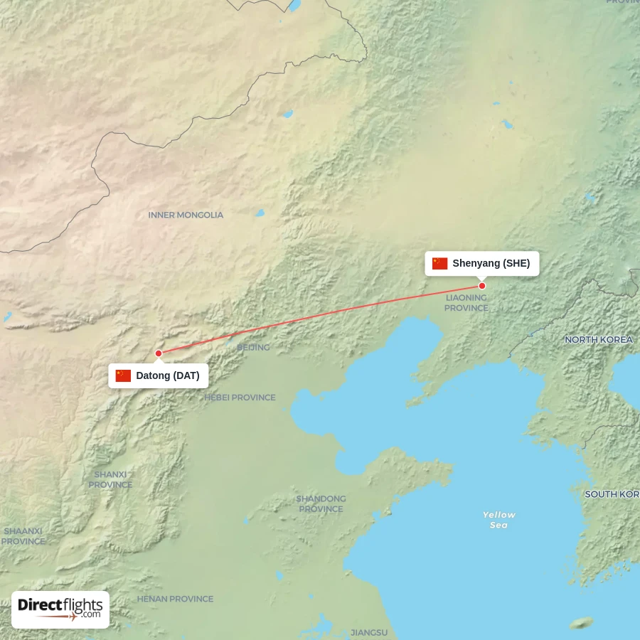 SHE - DAT route map
