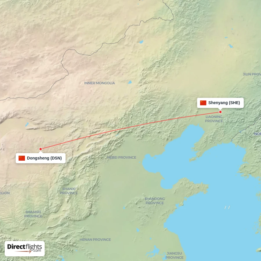 SHE - DSN route map