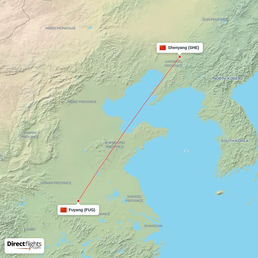 SHE - FUG route map