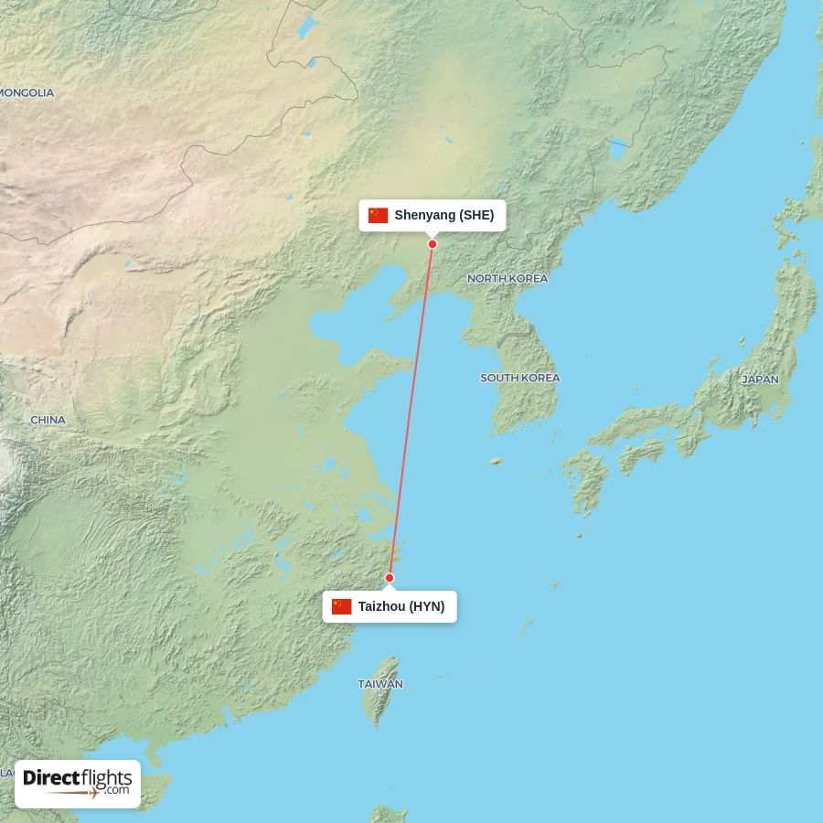 SHE - HYN route map