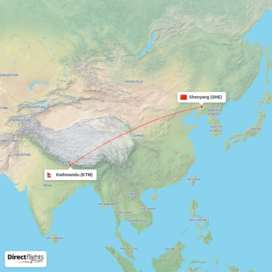 SHE - KTM route map