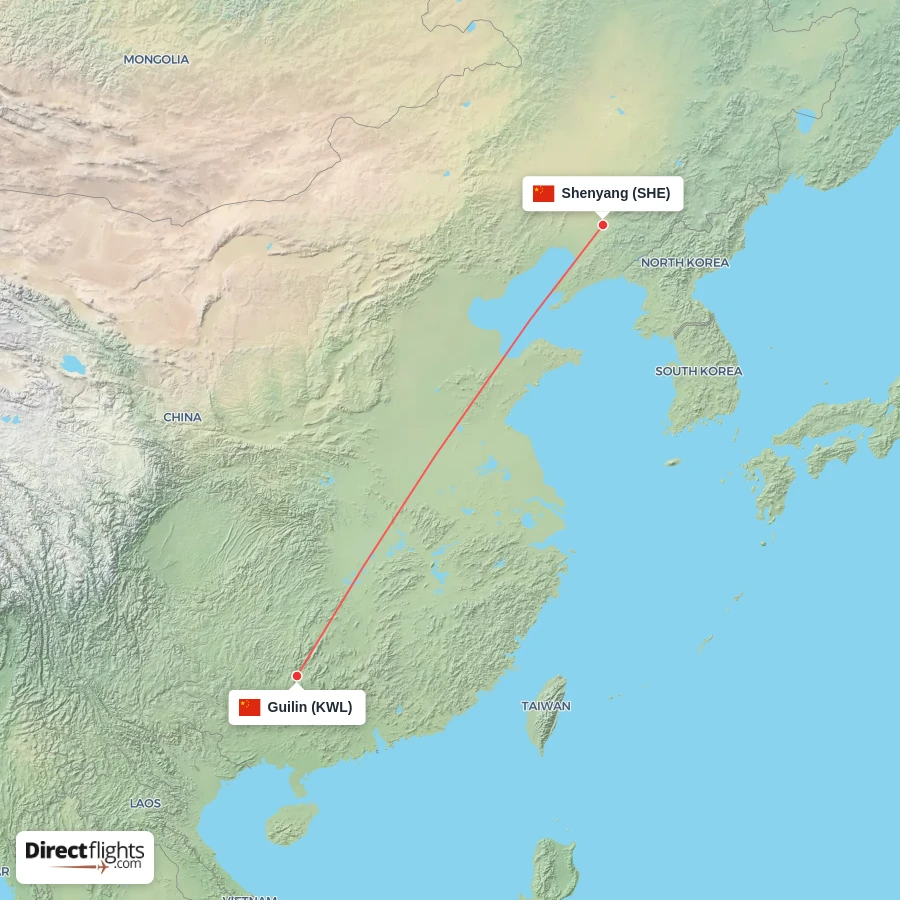 SHE - KWL route map