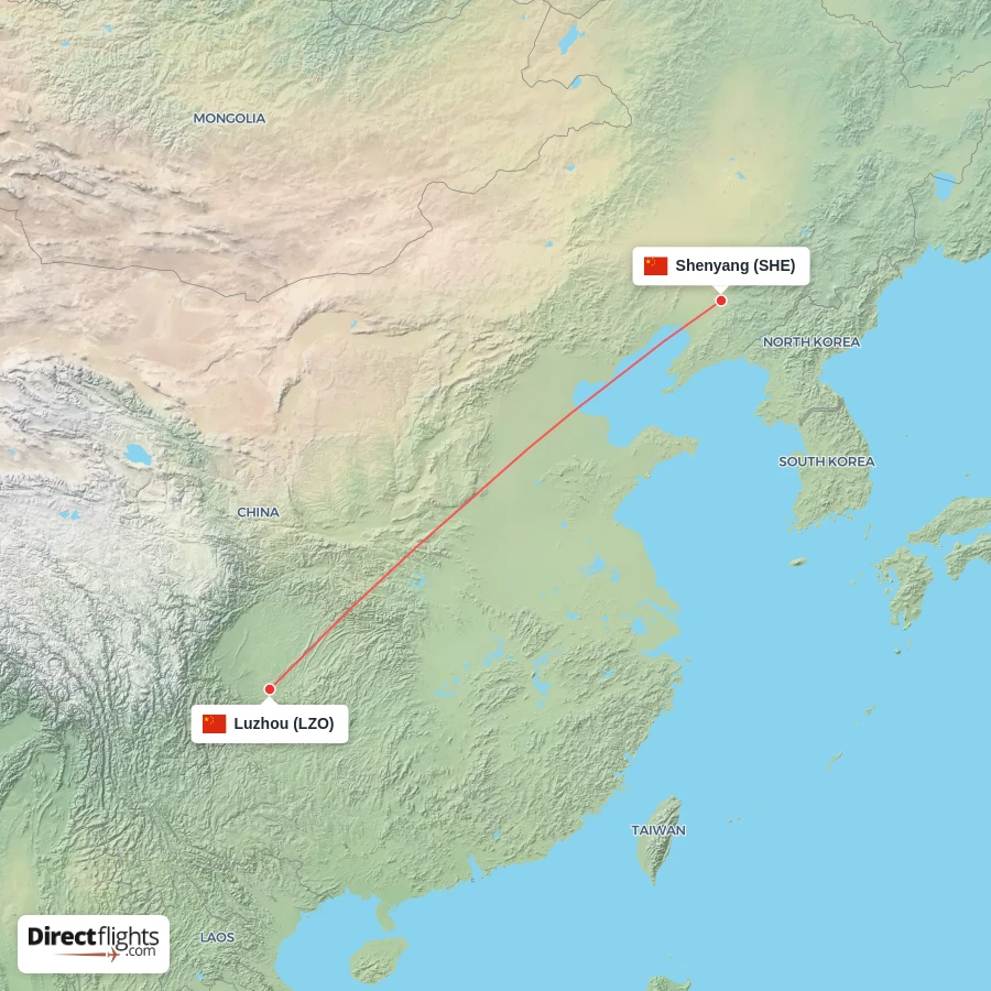 SHE - LZO route map
