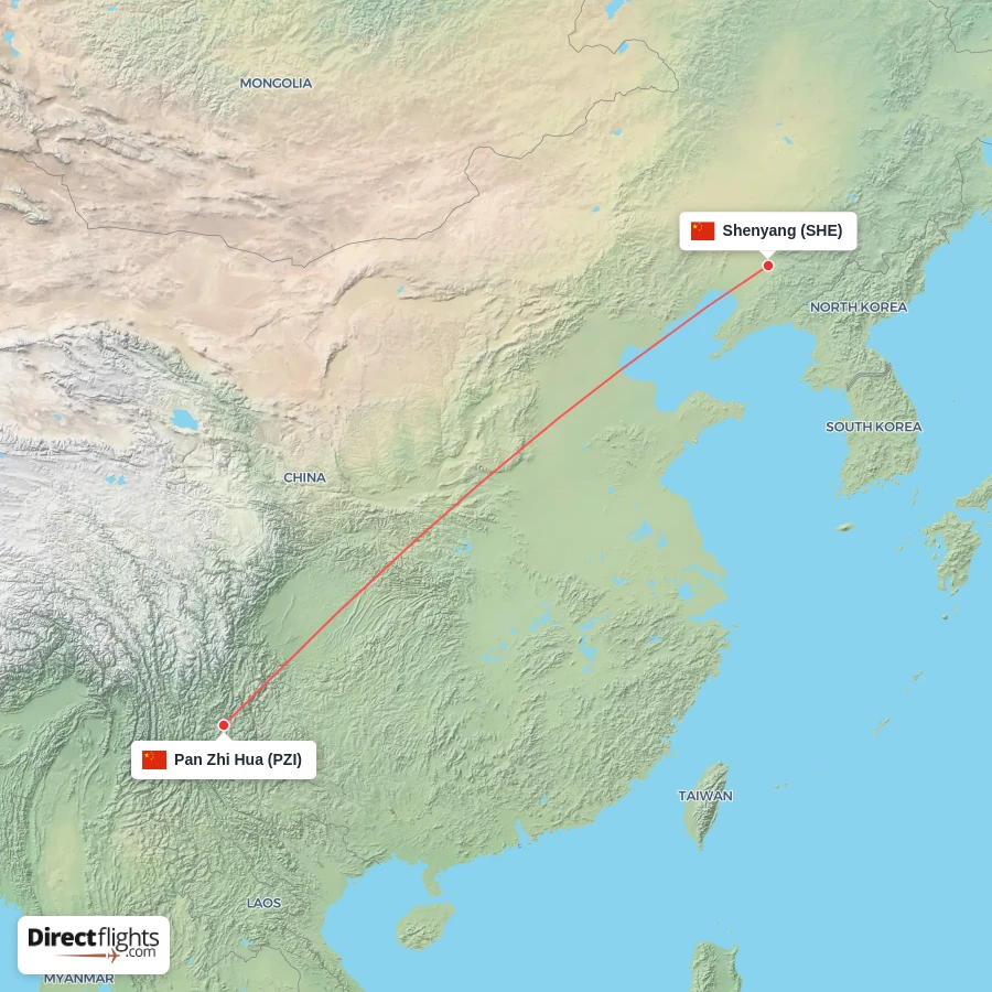 SHE - PZI route map