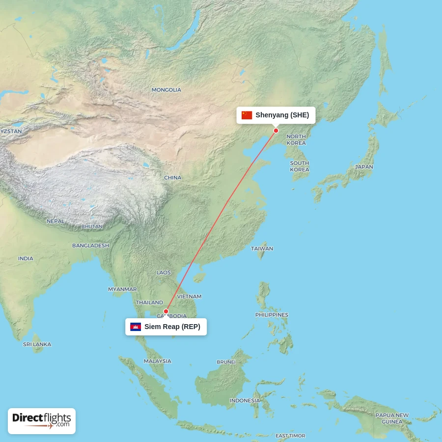 SHE - REP route map