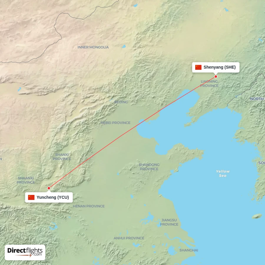 SHE - YCU route map