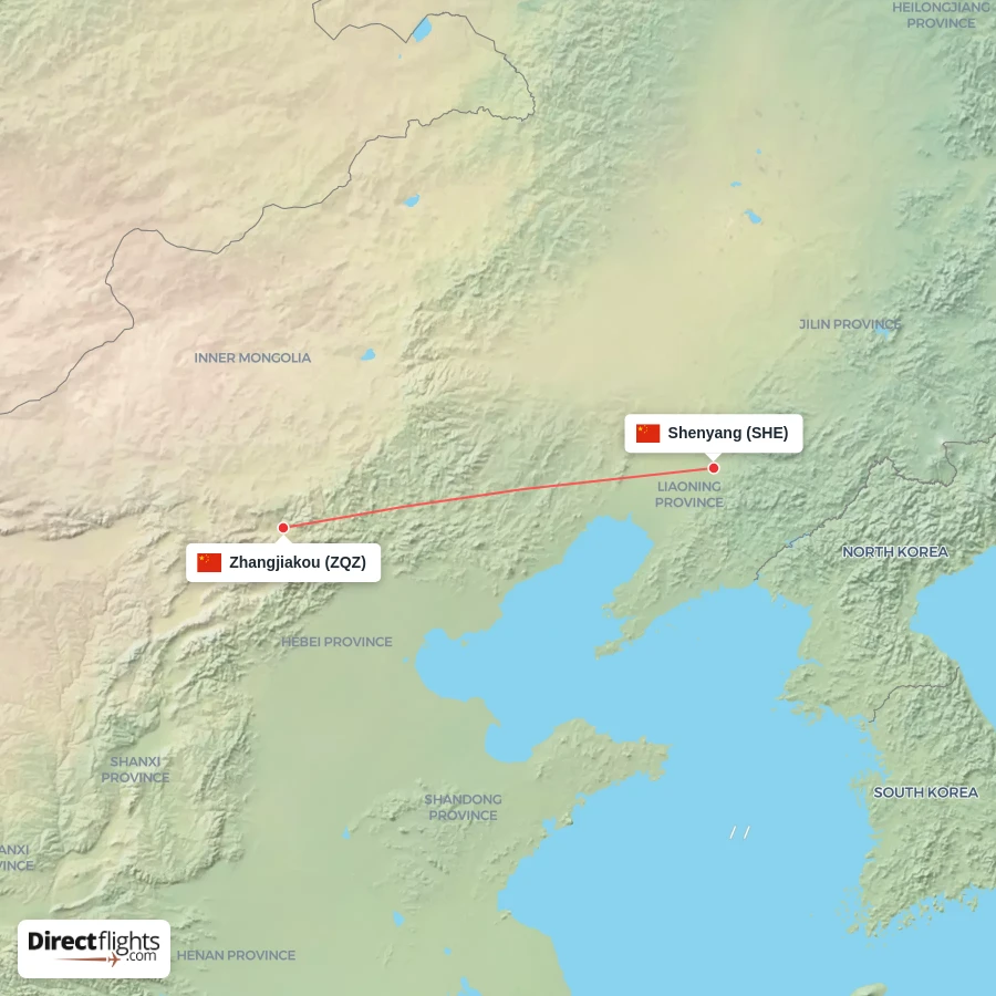 SHE - ZQZ route map