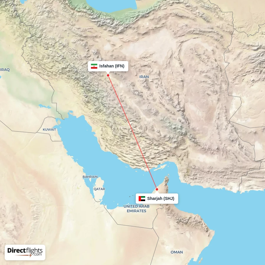 SHJ - IFN route map