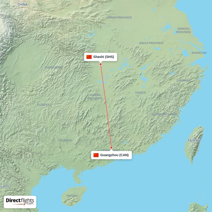 SHS - CAN route map