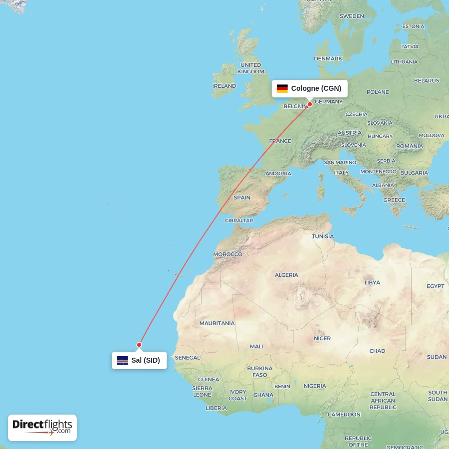 SID - CGN route map