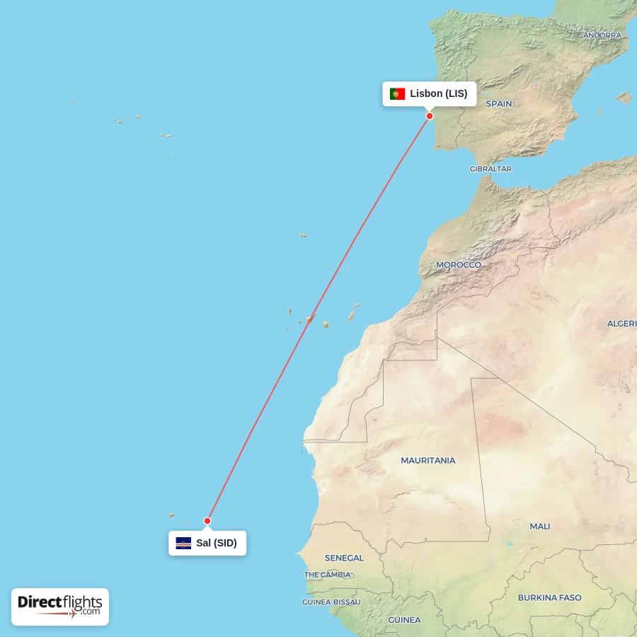 SID - LIS route map