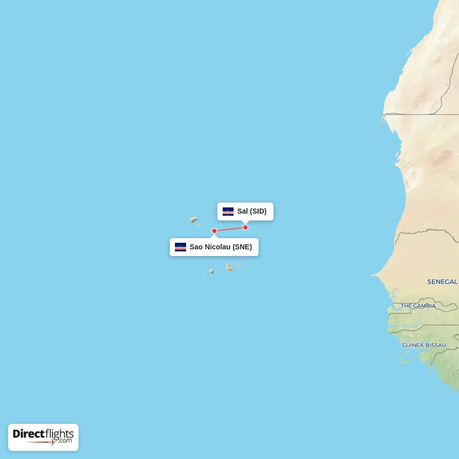 SID - SNE route map