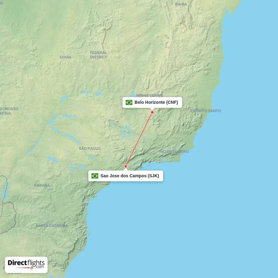 SJK - CNF route map