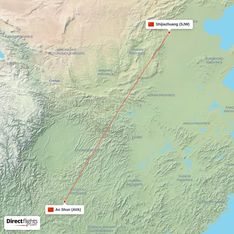 SJW - AVA route map