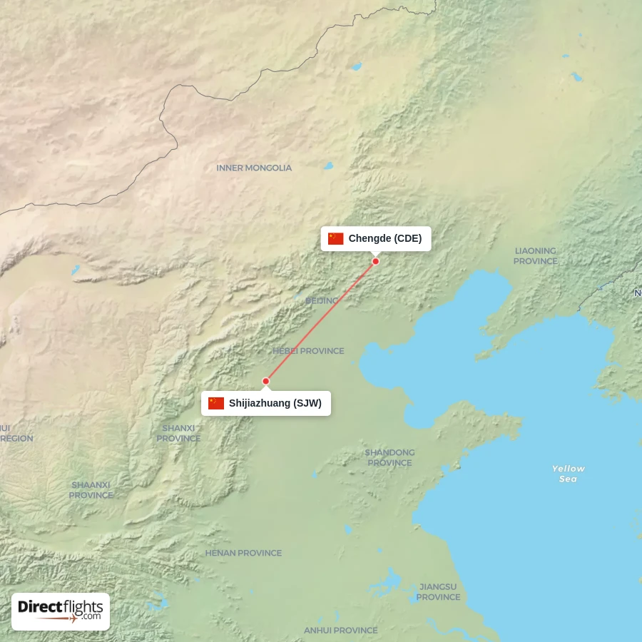SJW - CDE route map