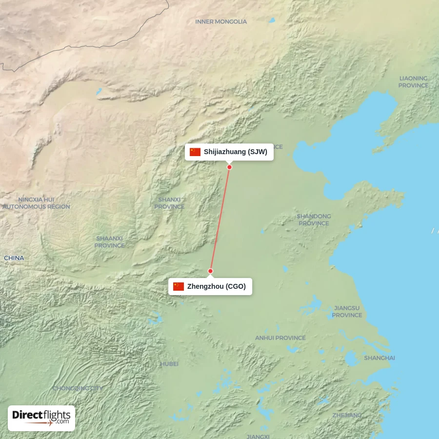 SJW - CGO route map