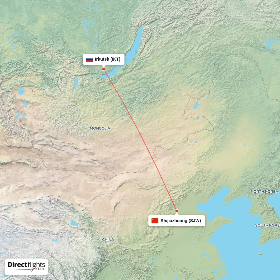 SJW - IKT route map
