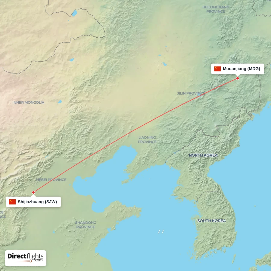 SJW - MDG route map
