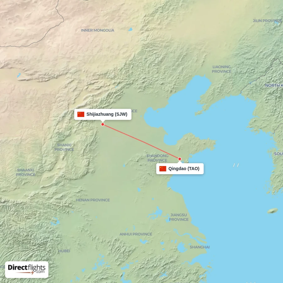 SJW - TAO route map