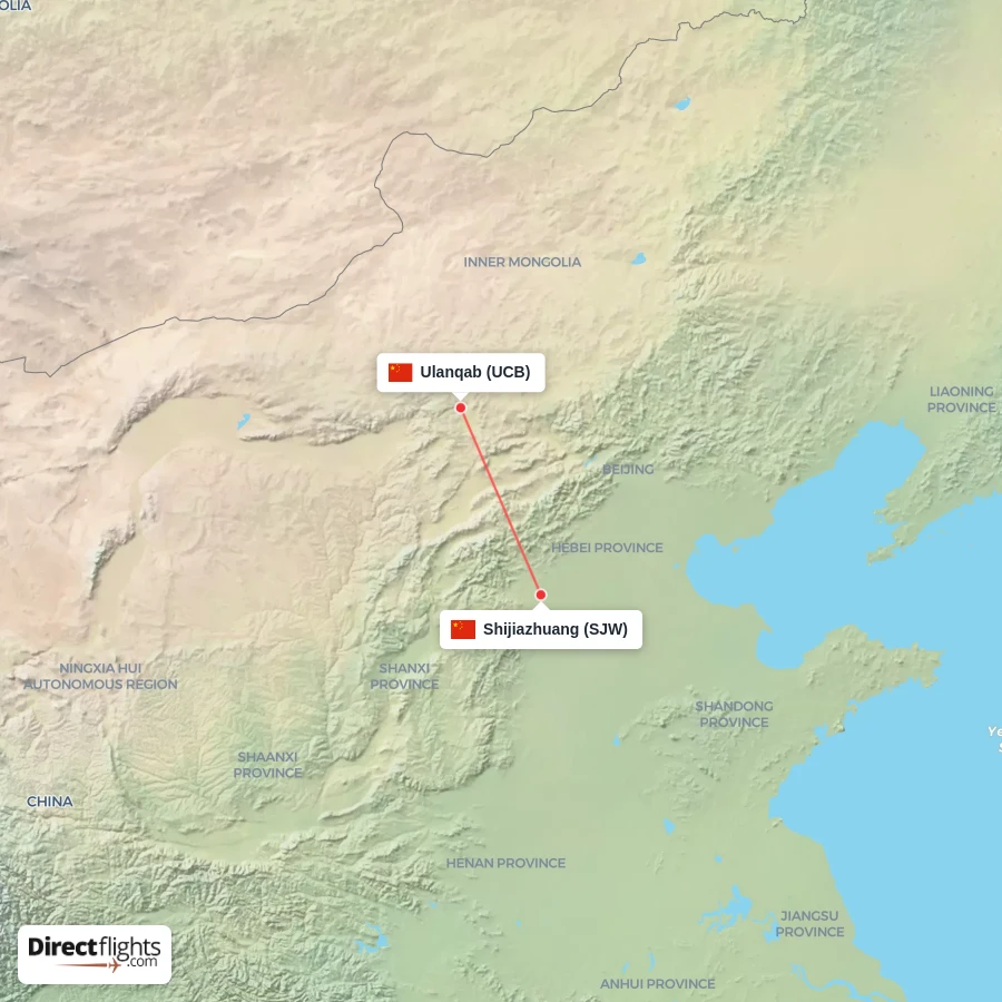 SJW - UCB route map