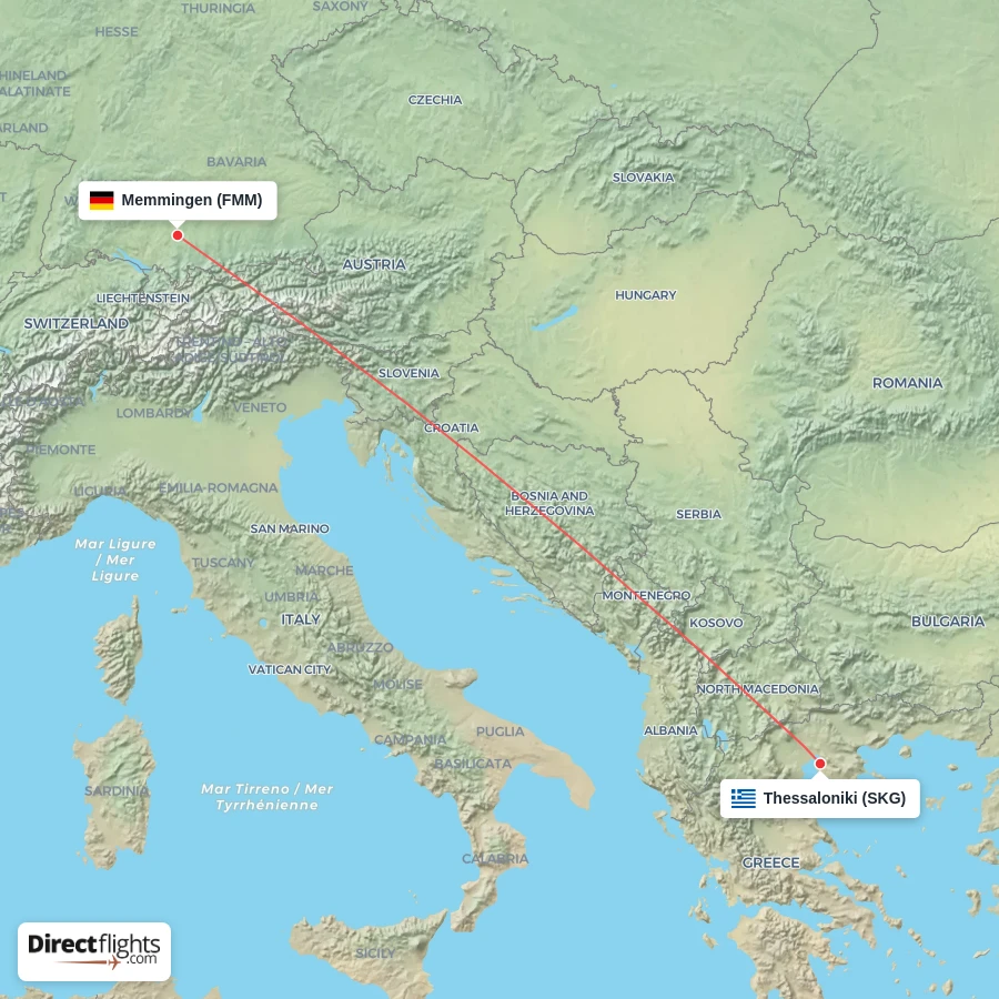 SKG - FMM route map