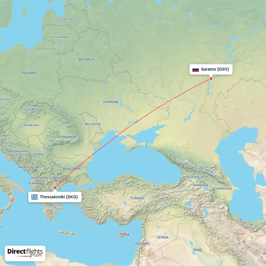 SKG - GSV route map