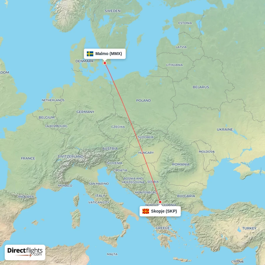 SKP - MMX route map