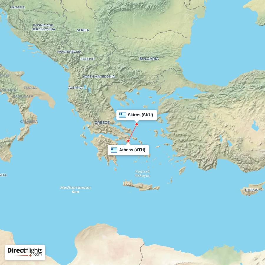 SKU - ATH route map