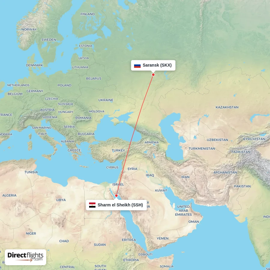 SKX - SSH route map