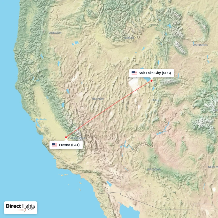 SLC - FAT route map