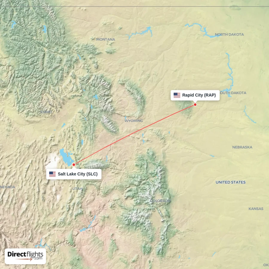 SLC - RAP route map