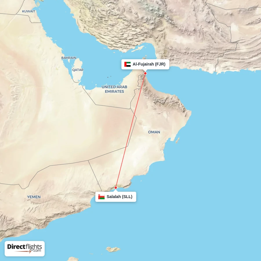 SLL - FJR route map