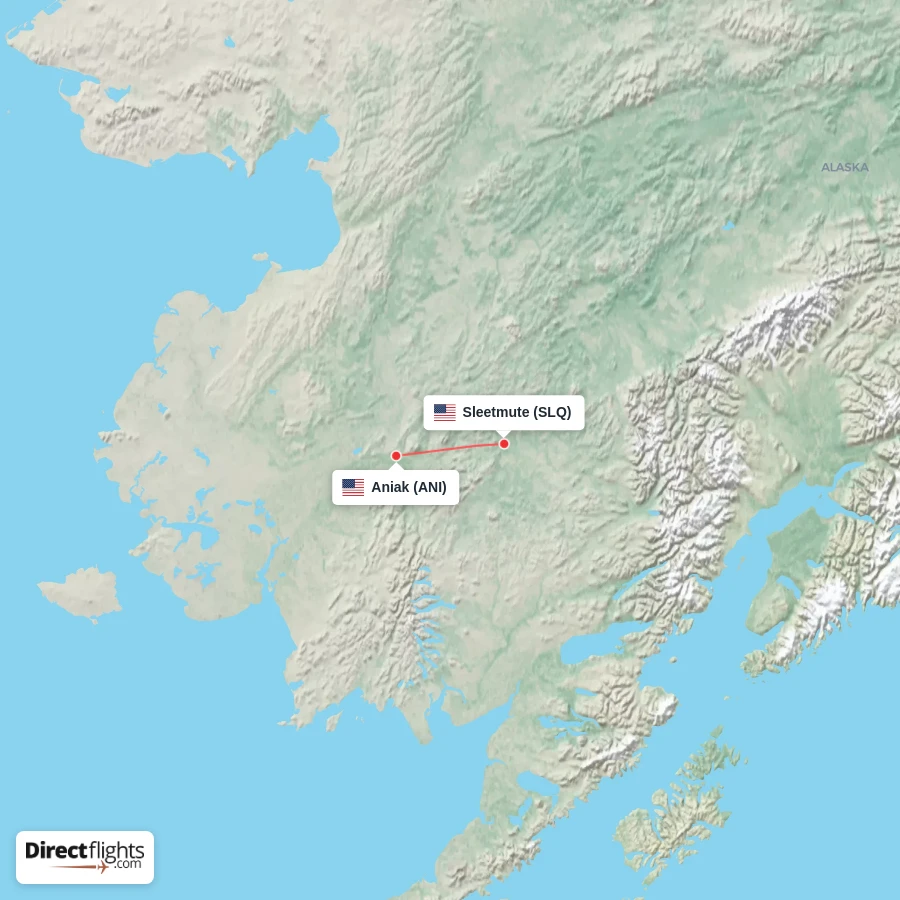 SLQ - ANI route map