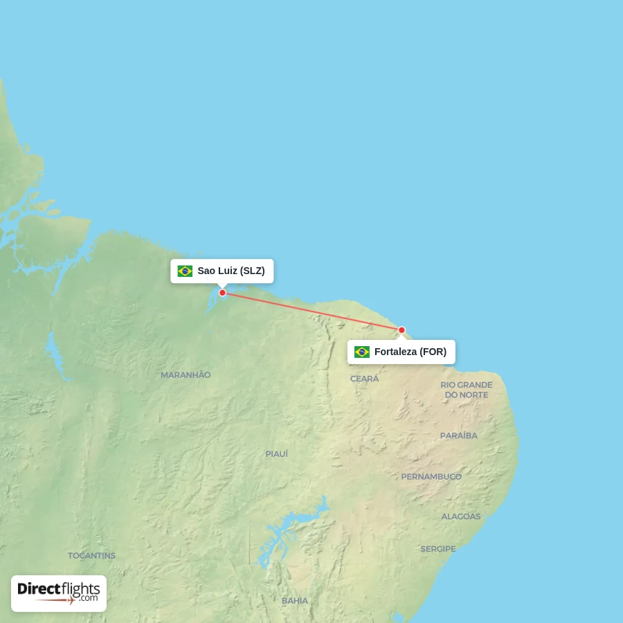 SLZ - FOR route map