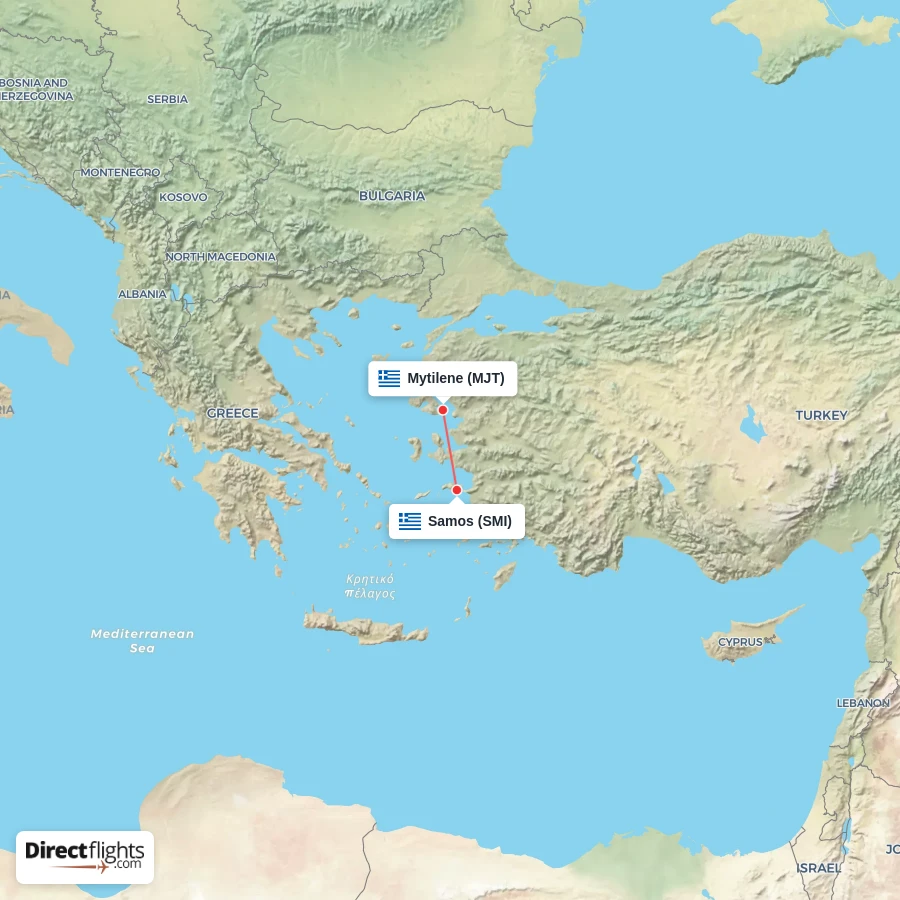 SMI - MJT route map