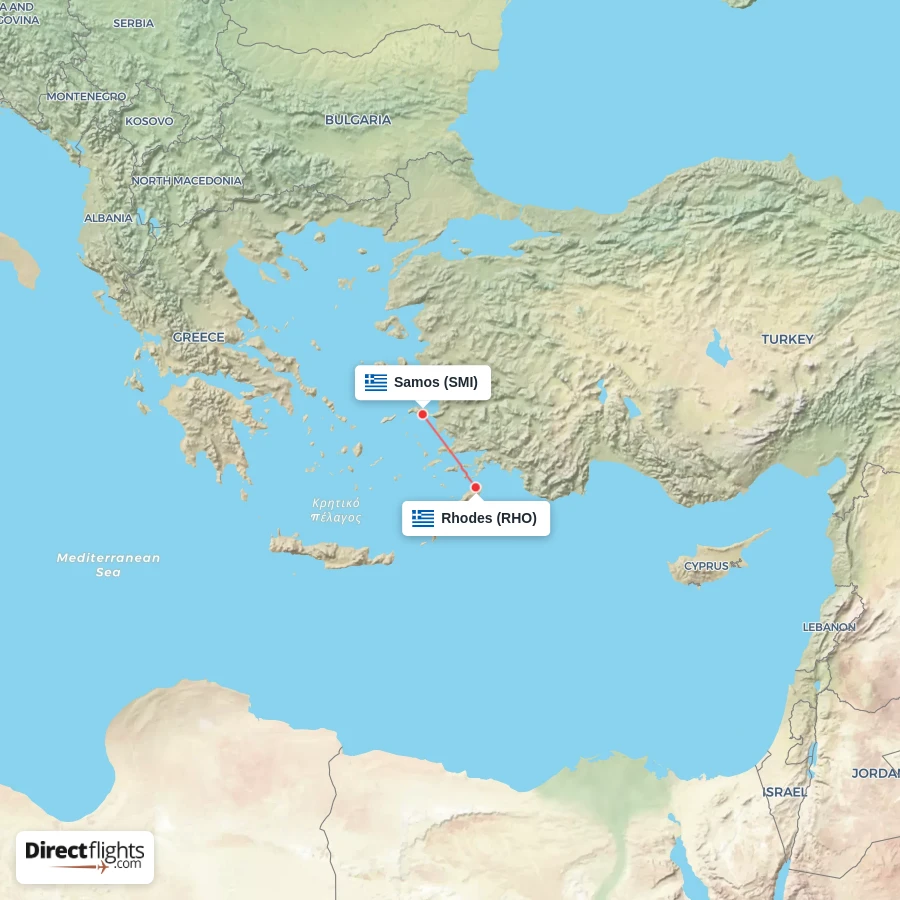 SMI - RHO route map