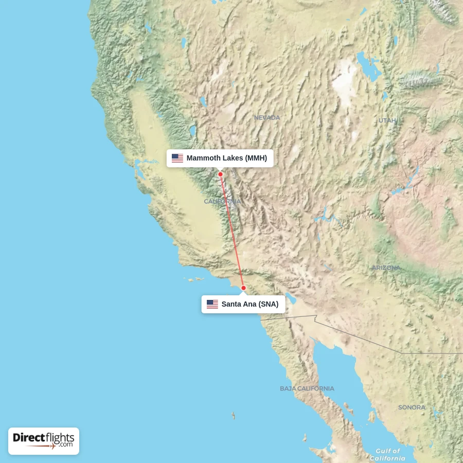 SNA - MMH route map